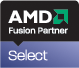 AMD Fusion partner logo